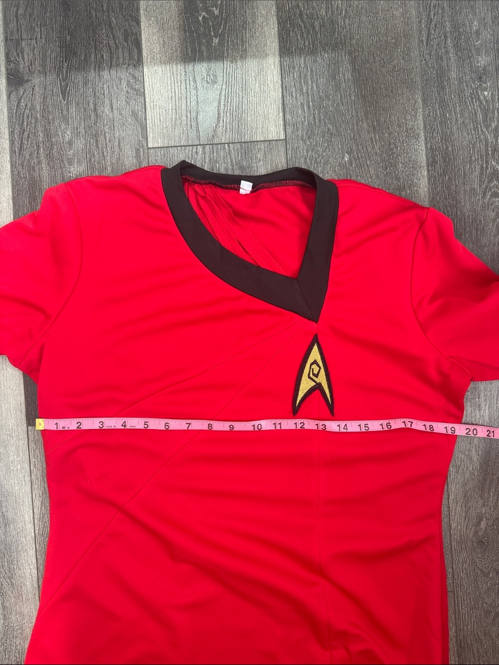 Women’s Red Star Trek dress size XL - Picture 9 of 10